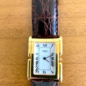 18k Fred Jolliers Iconic Tank Watch